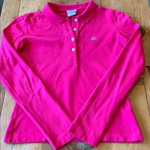 LaCoste polo button down slim fit